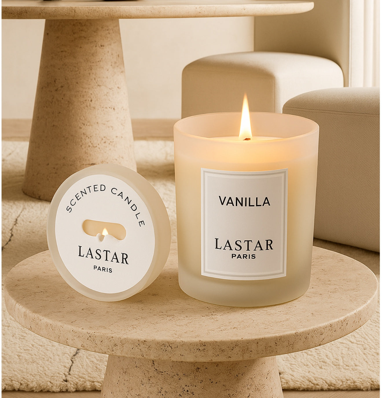 Bougie parfumée à la Vanille – LASTAR Paris