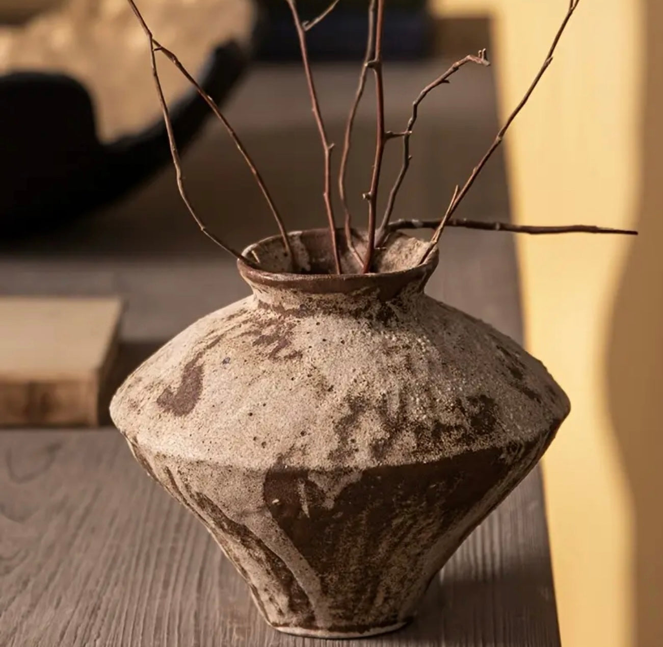 Vase Baroque Vieilli