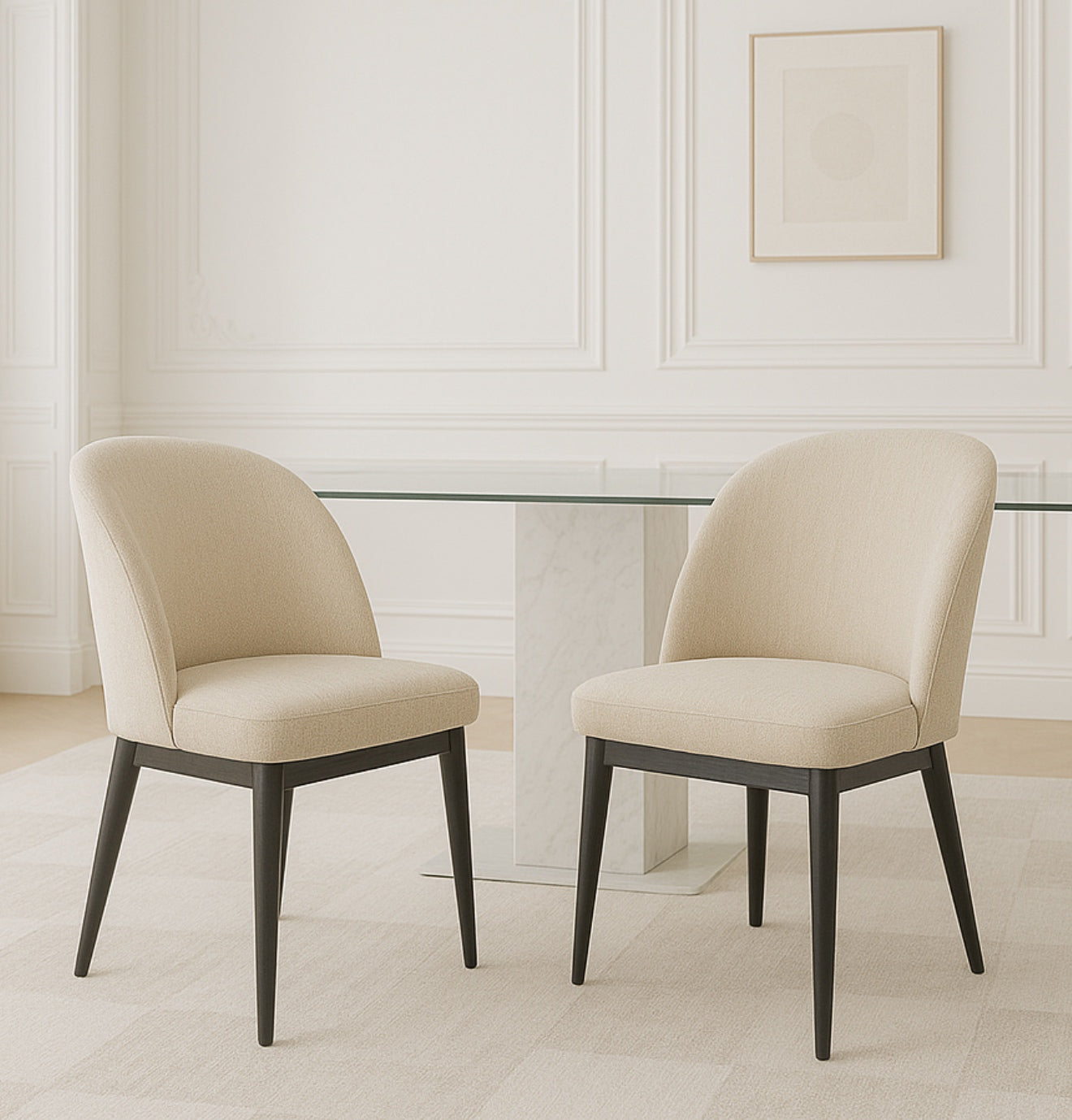 2 Chaises Harmonie Bois & Lin