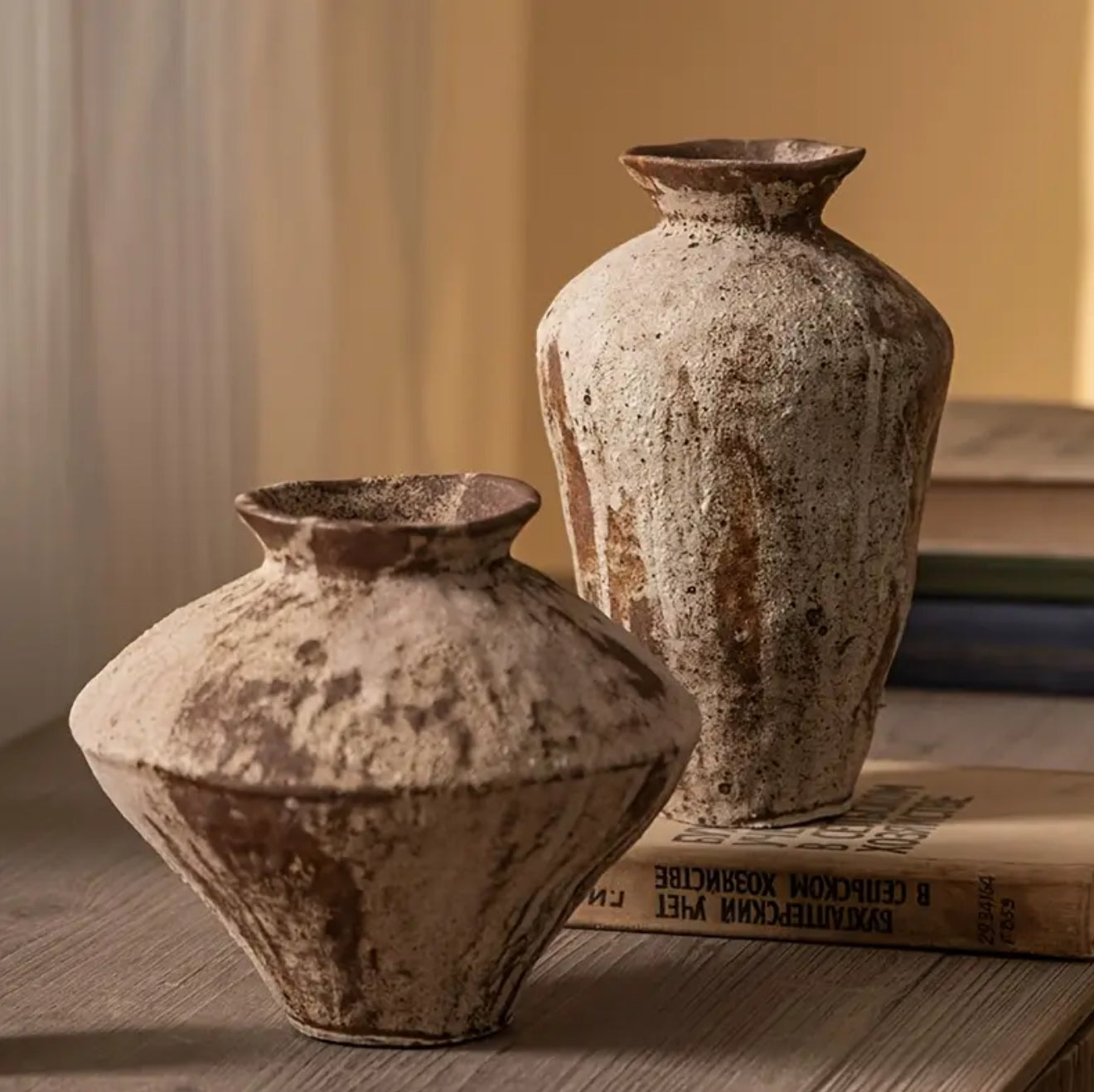 Vase Baroque Vieilli