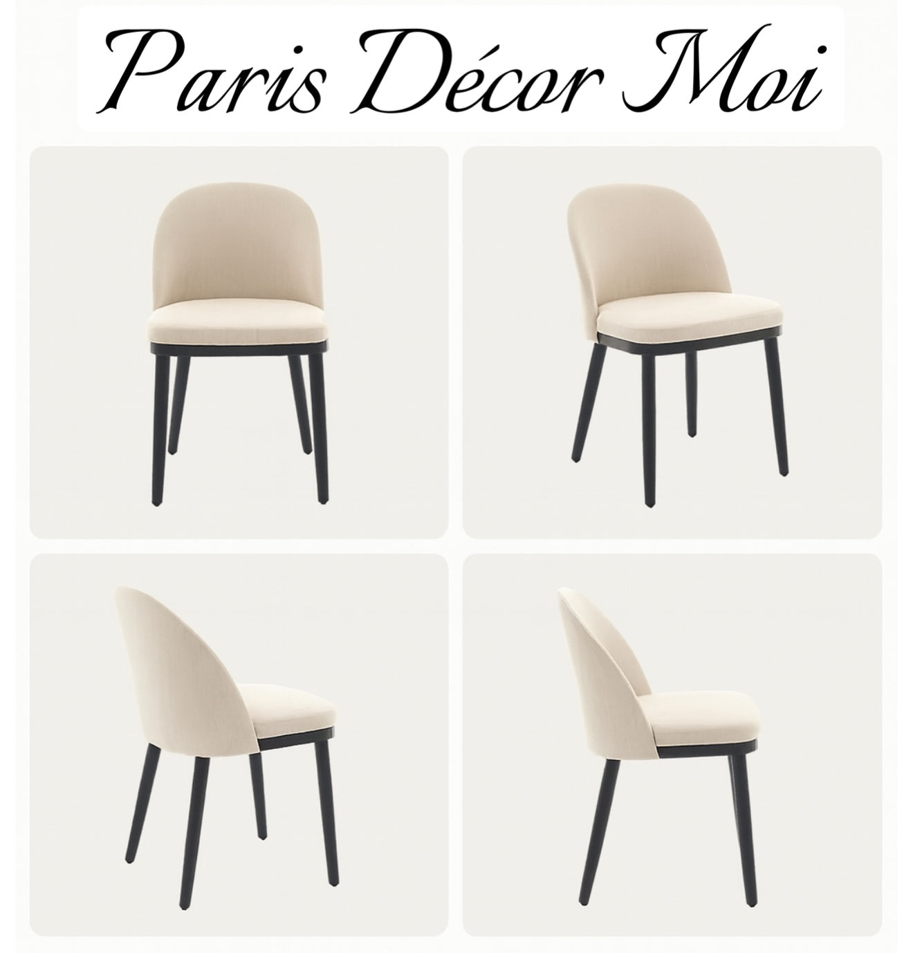 2 Chaises Harmonie Bois & Lin