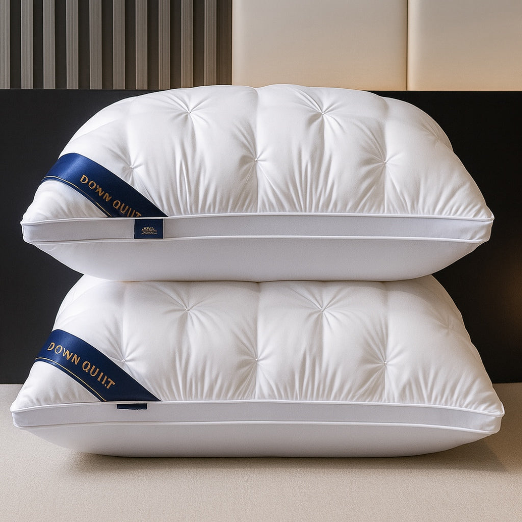 Lot de 2 Oreillers 3D – 4 Saison Confort Hôtel 5 Étoiles