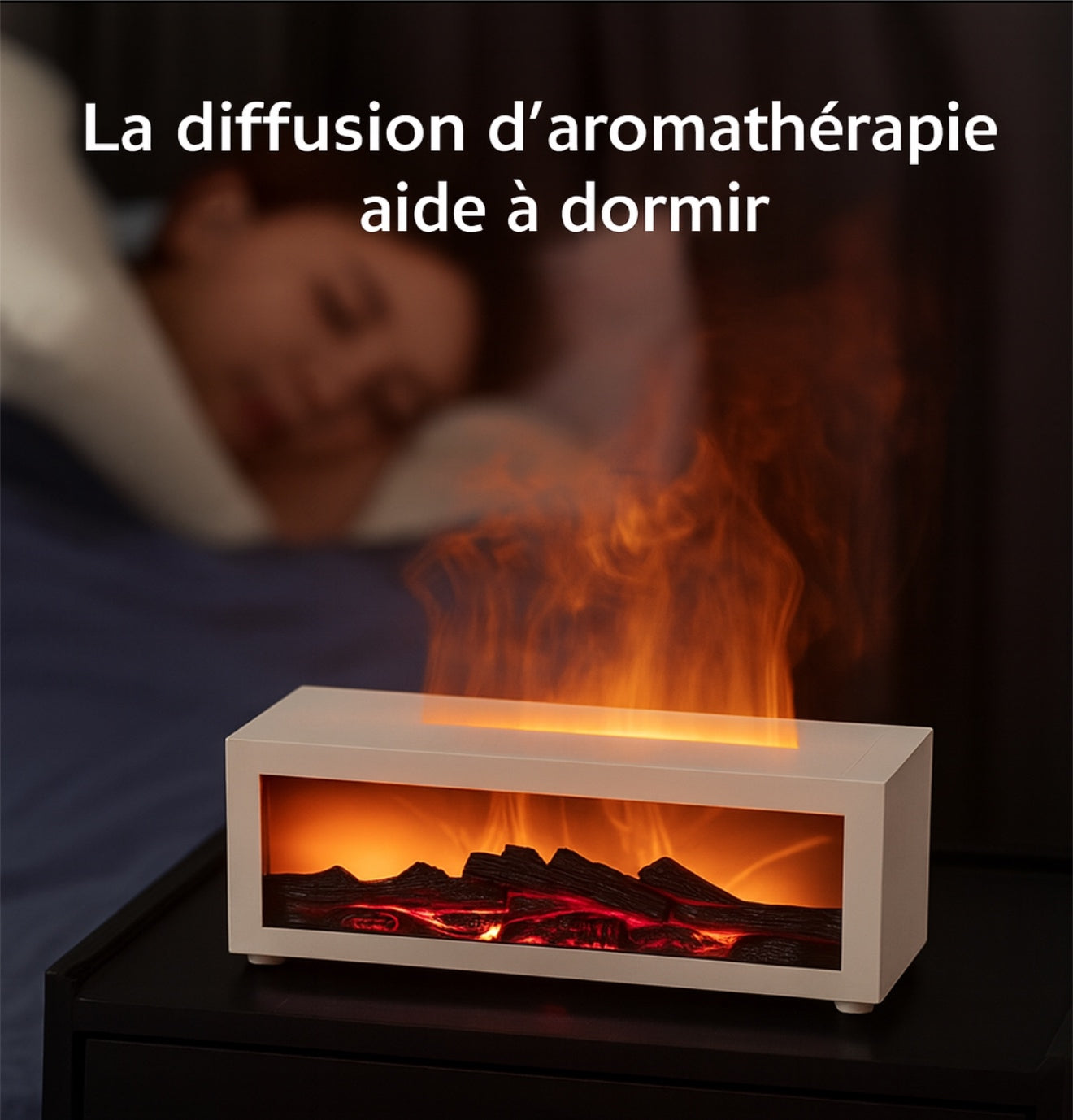 Diffuseur d'huile essentielle, Humidificateur d'air de cheminée.
