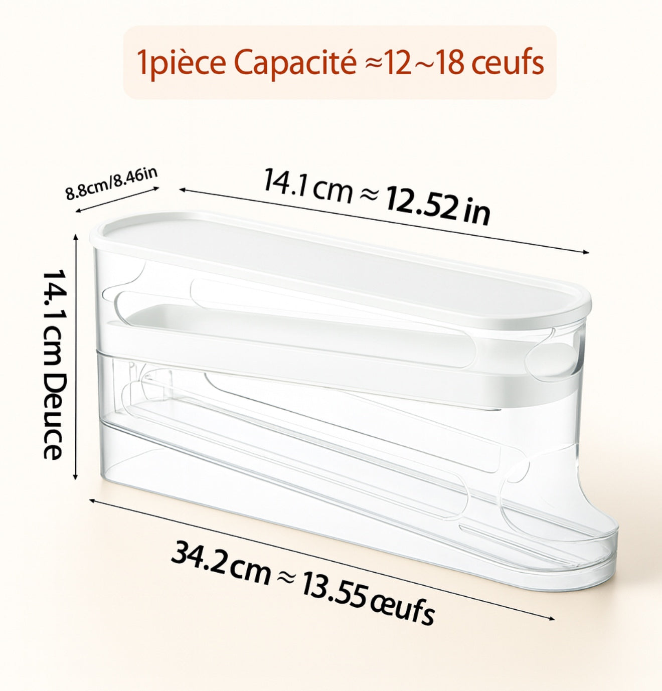 Support à Œufs Automatique à Double Couche