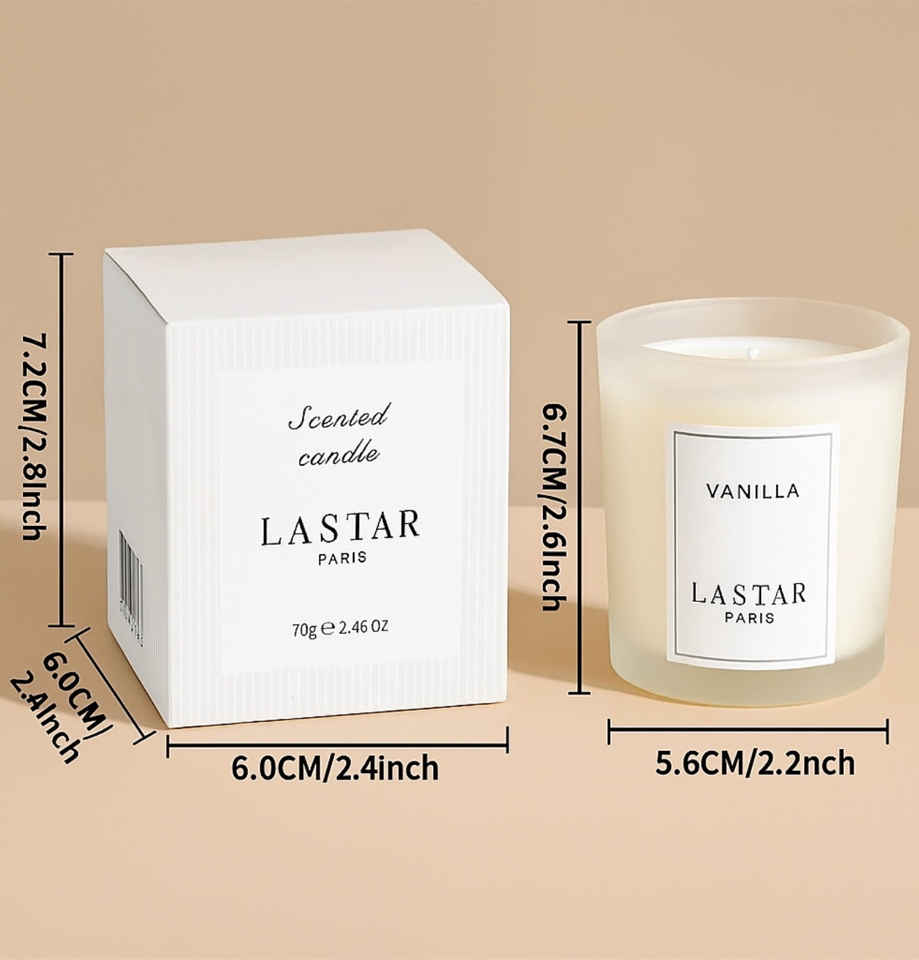 Bougie parfumée à la Vanille – LASTAR Paris