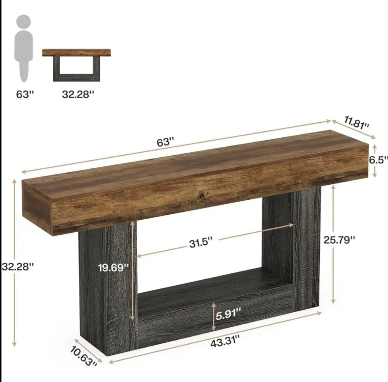 Table D’appoint Rustique
