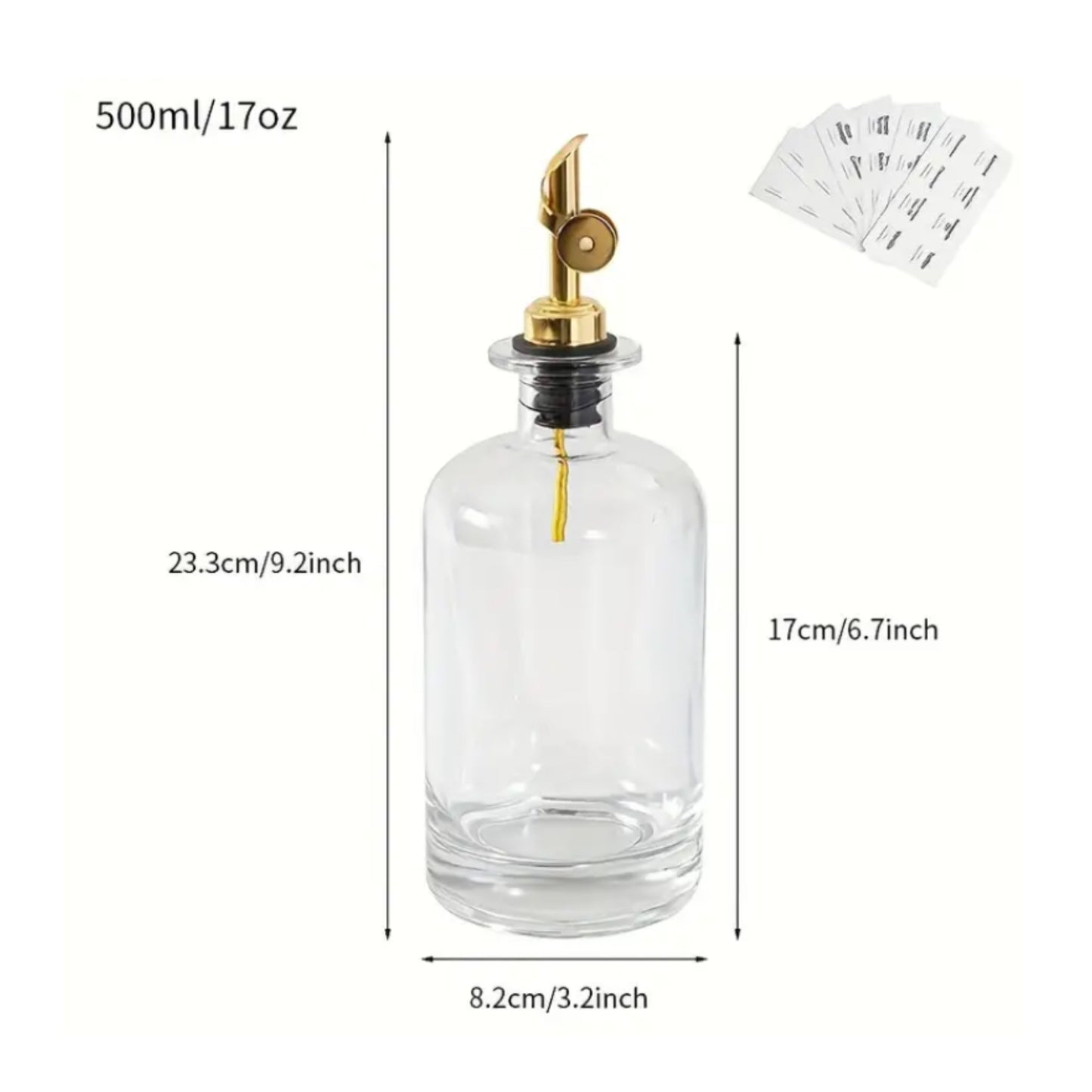 Glass Oil Bottle