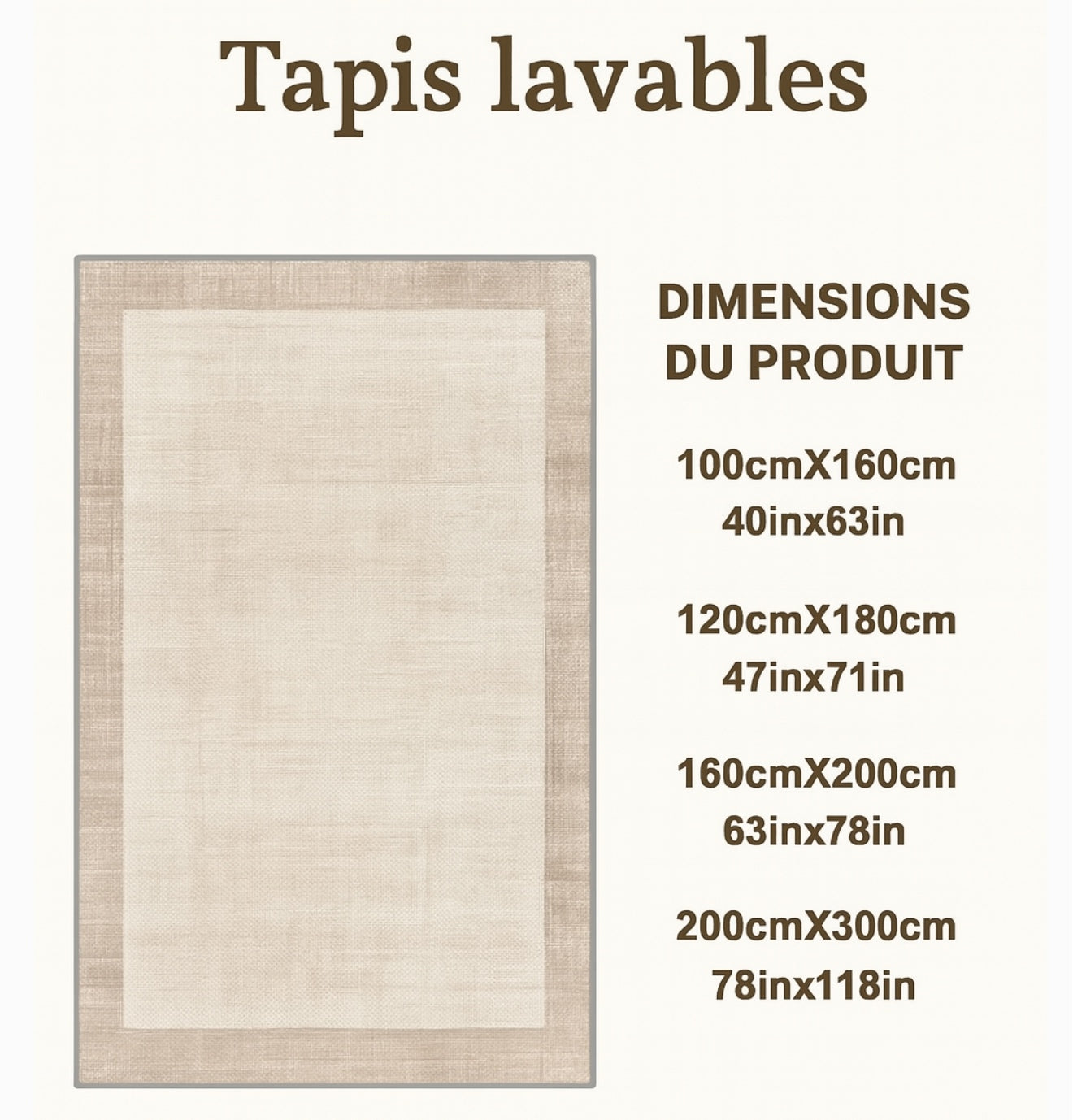 Tapis Minimaliste