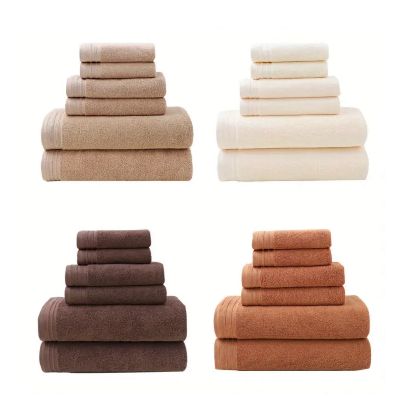 Ensemble de Serviettes 100% Coton