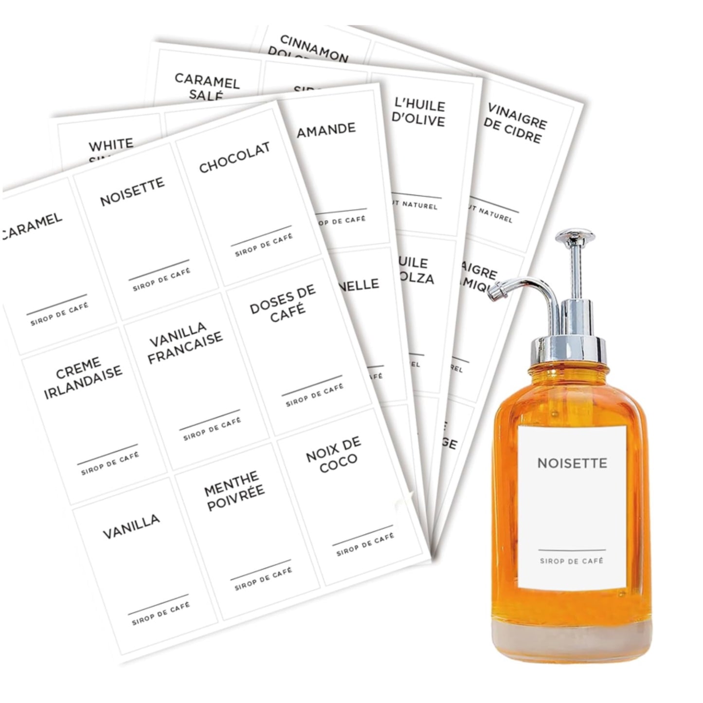 Pack of 84 Water Resistant Labels