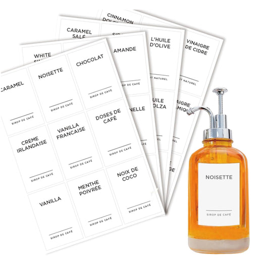 Pack of 84 Water Resistant Labels