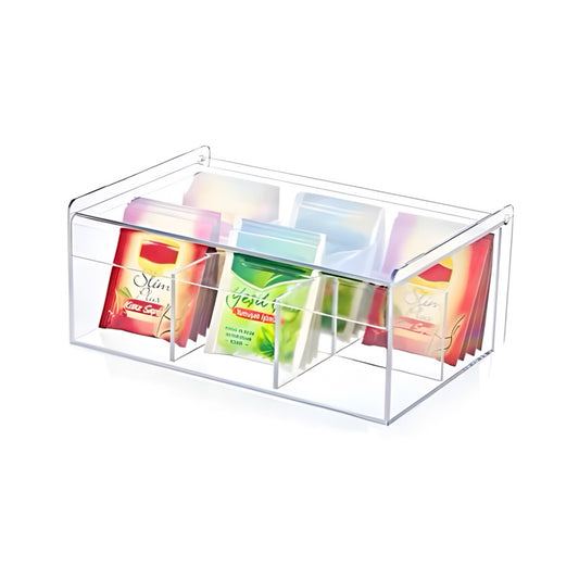 Clear Acrylic Tea Organizer