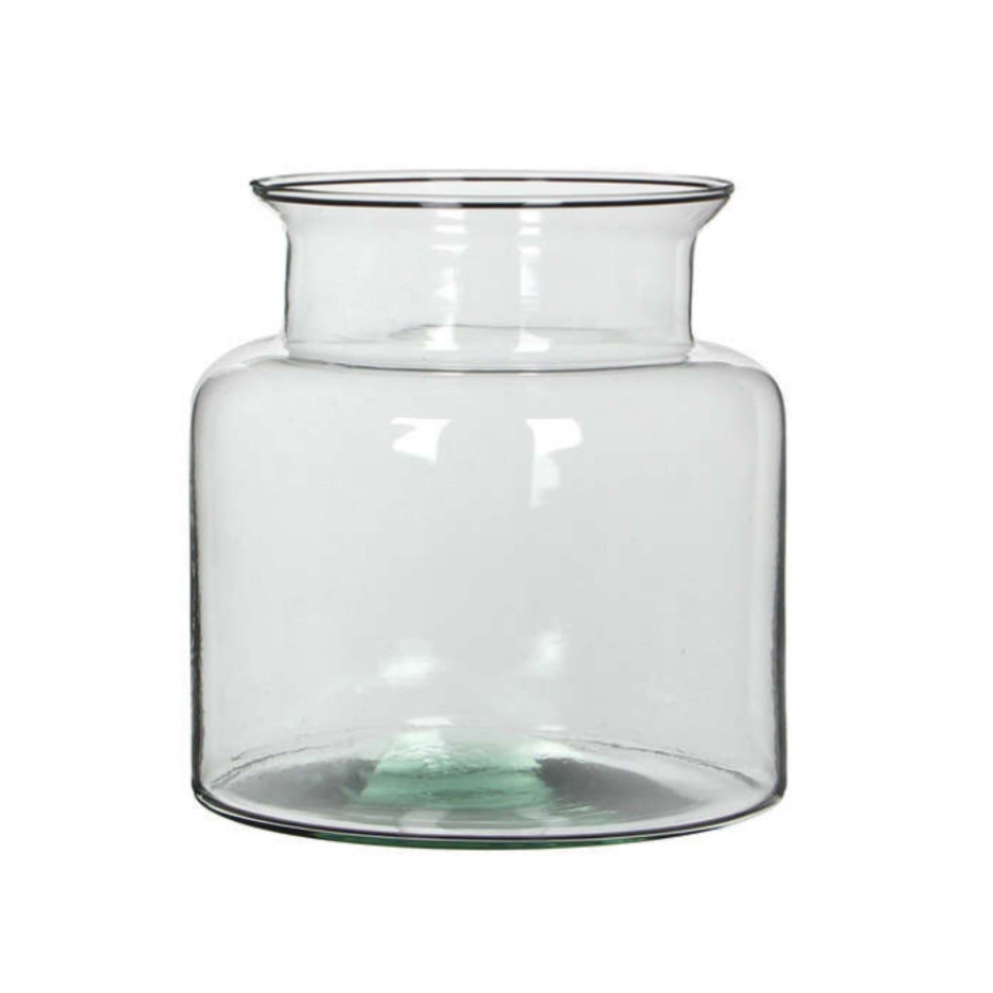 Transparent Bohemian Glass Vase